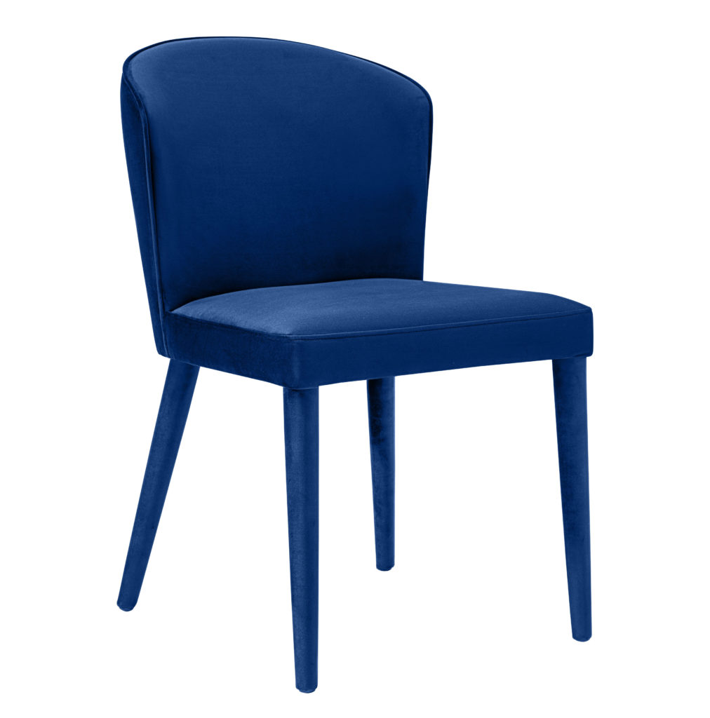 Metropolitan Navy Velvet Chair TOV Furniture