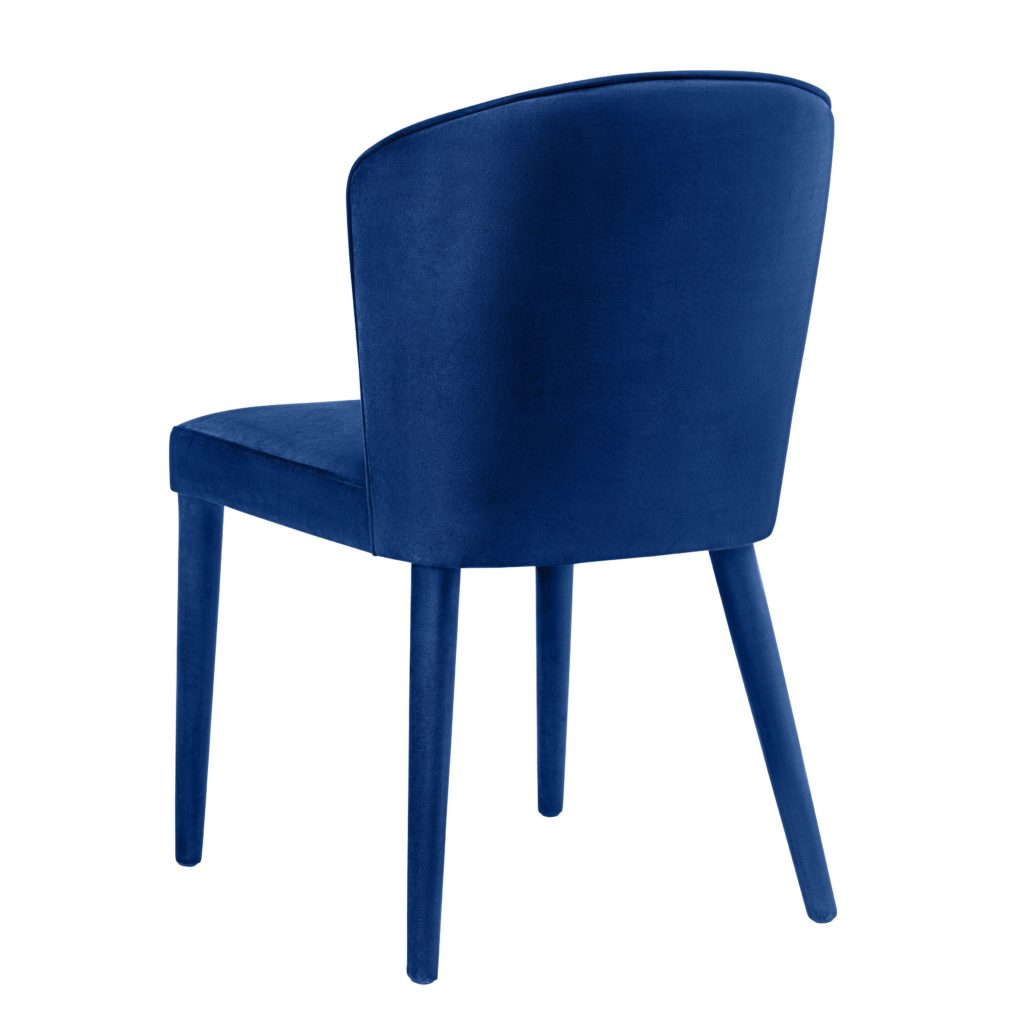Metropolitan Navy Velvet Chair TOV Furniture